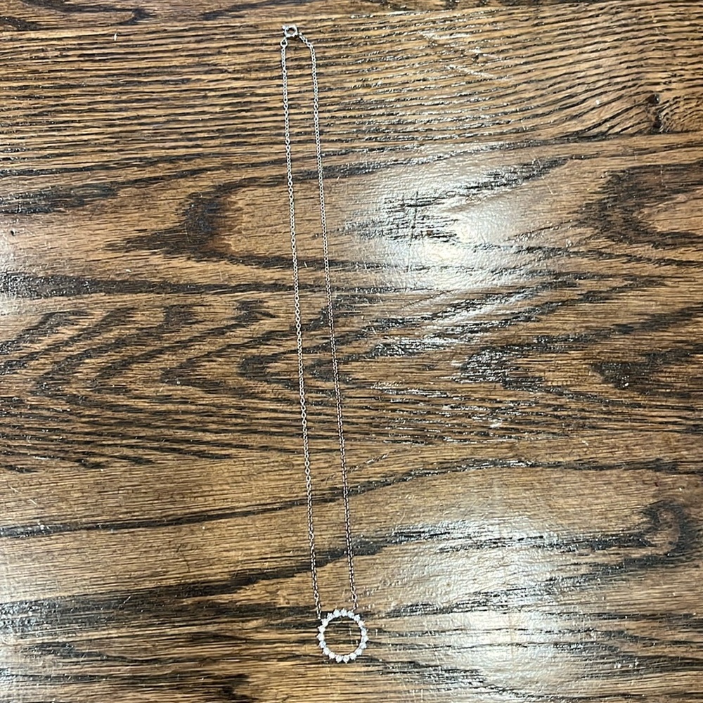 Little Girls Circle Pendant Necklace